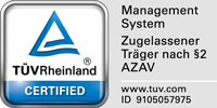 TÜV Reinland CERT AZAV §2 Logo